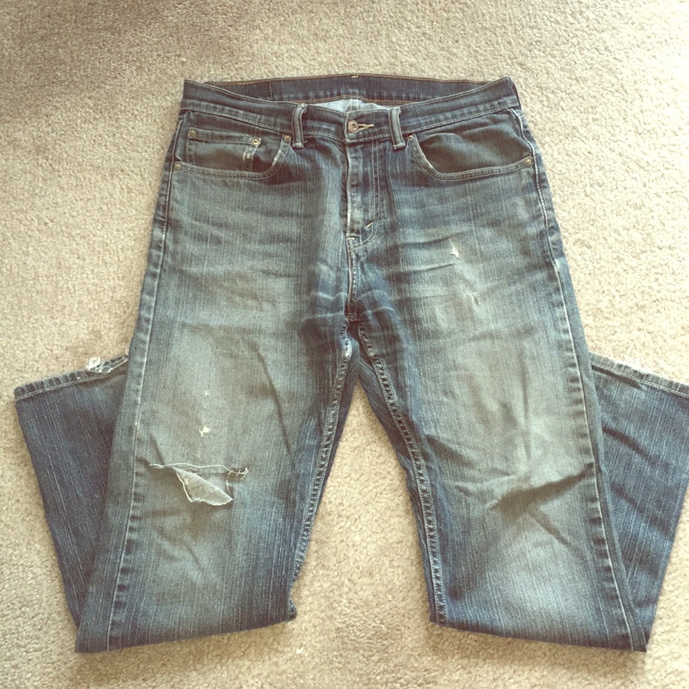 LEVI’S STRAUSS 505 W32 L30 FULL OF HOLES 😀